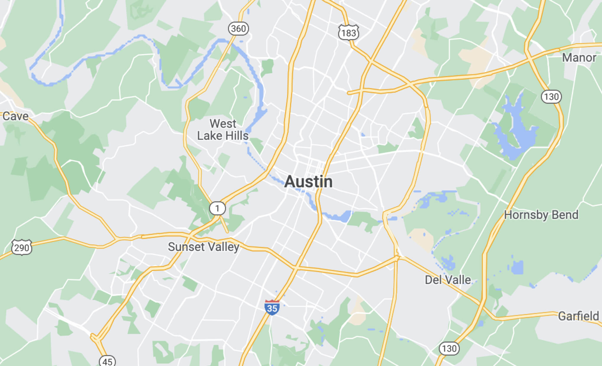 agave-Austin Area Service Area Map Large